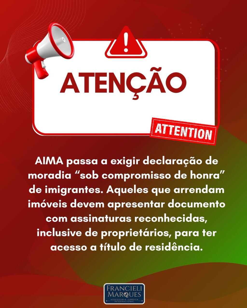 Instagram post from francielimarques.adv. This post is in position 1.